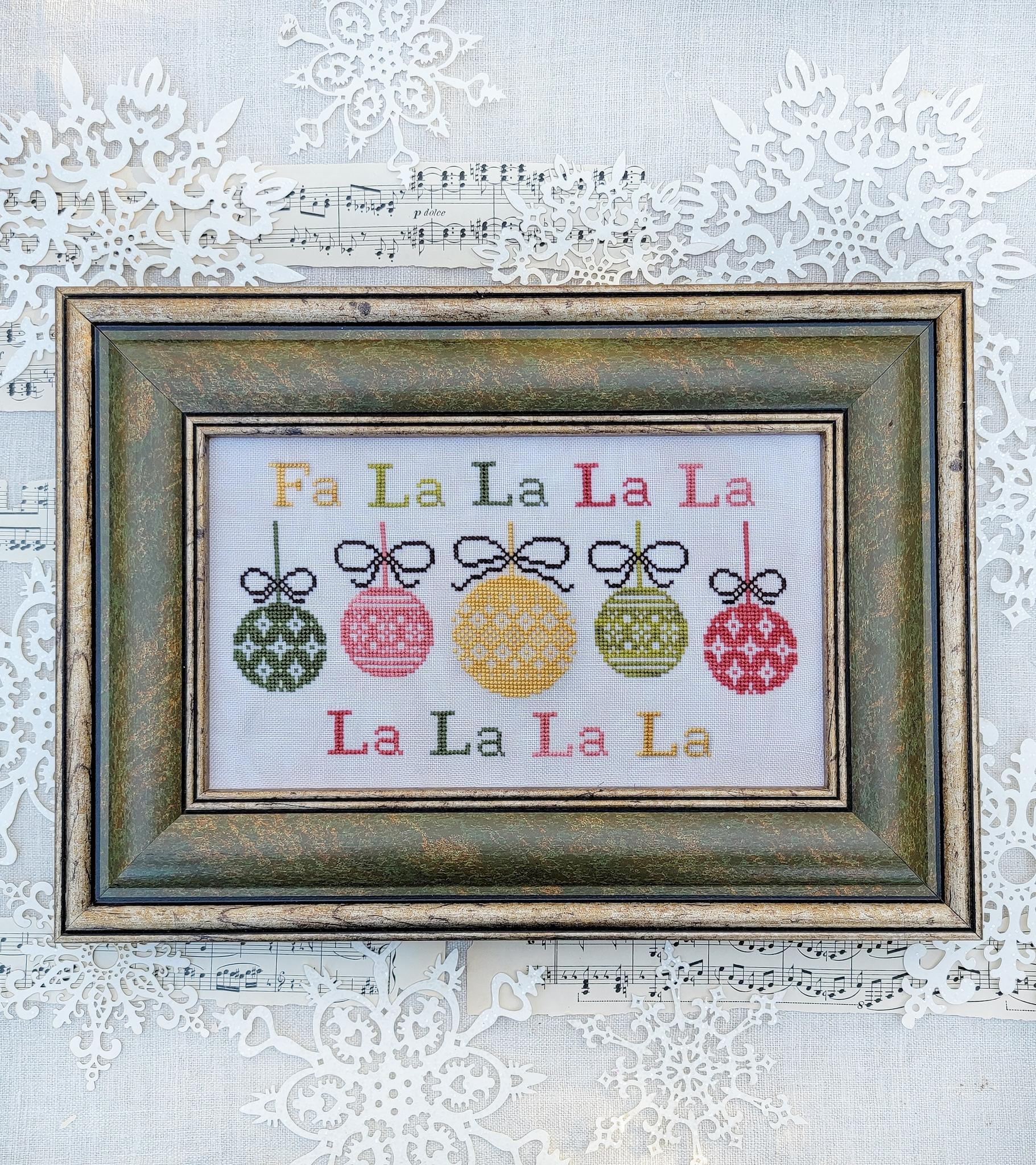 Fa La La - Hello from Liz Mathews - Cross Stitch Pattern