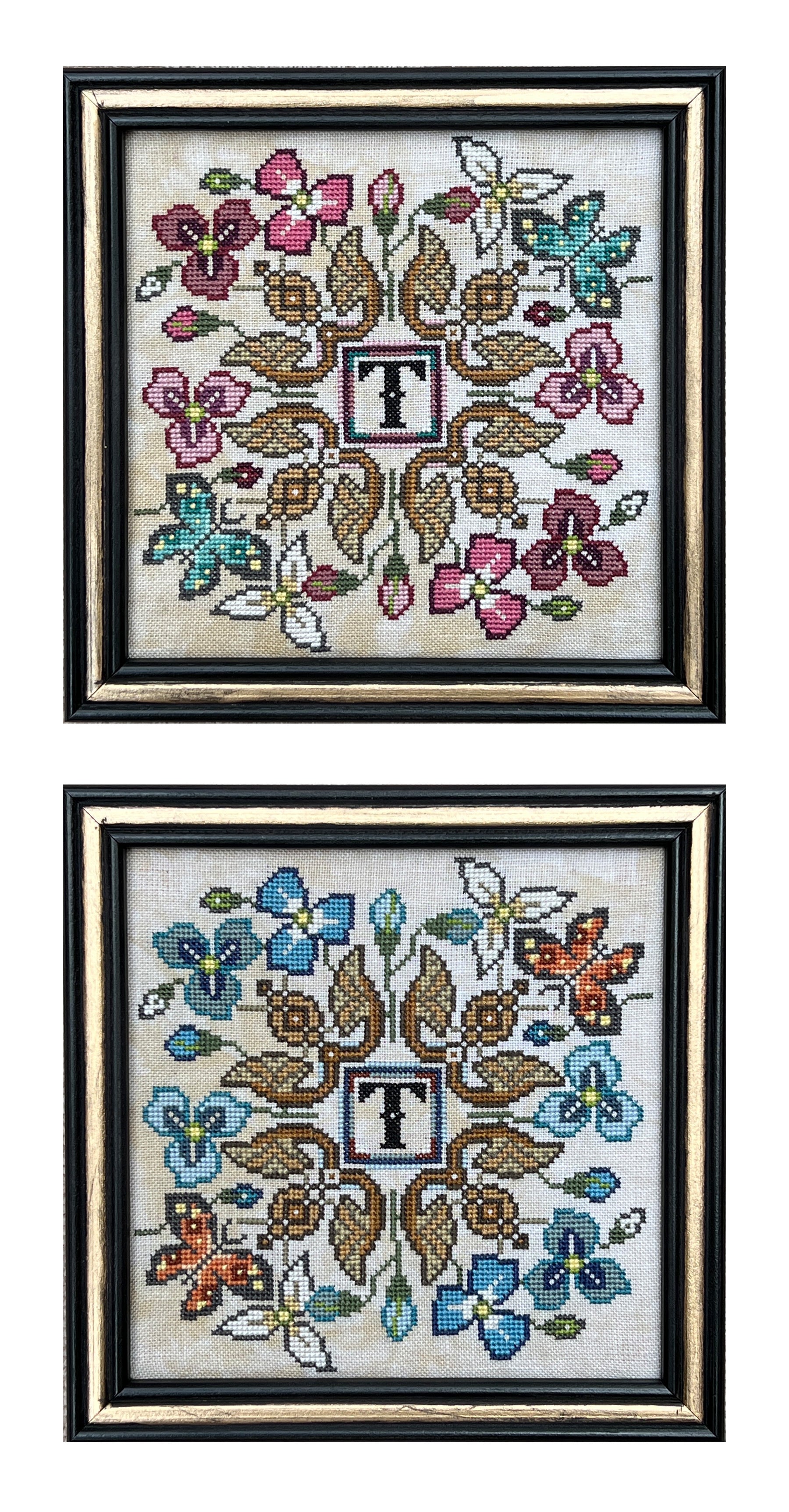 Make a Monogram - Tellin Emblem - Cross Stitch Pattern