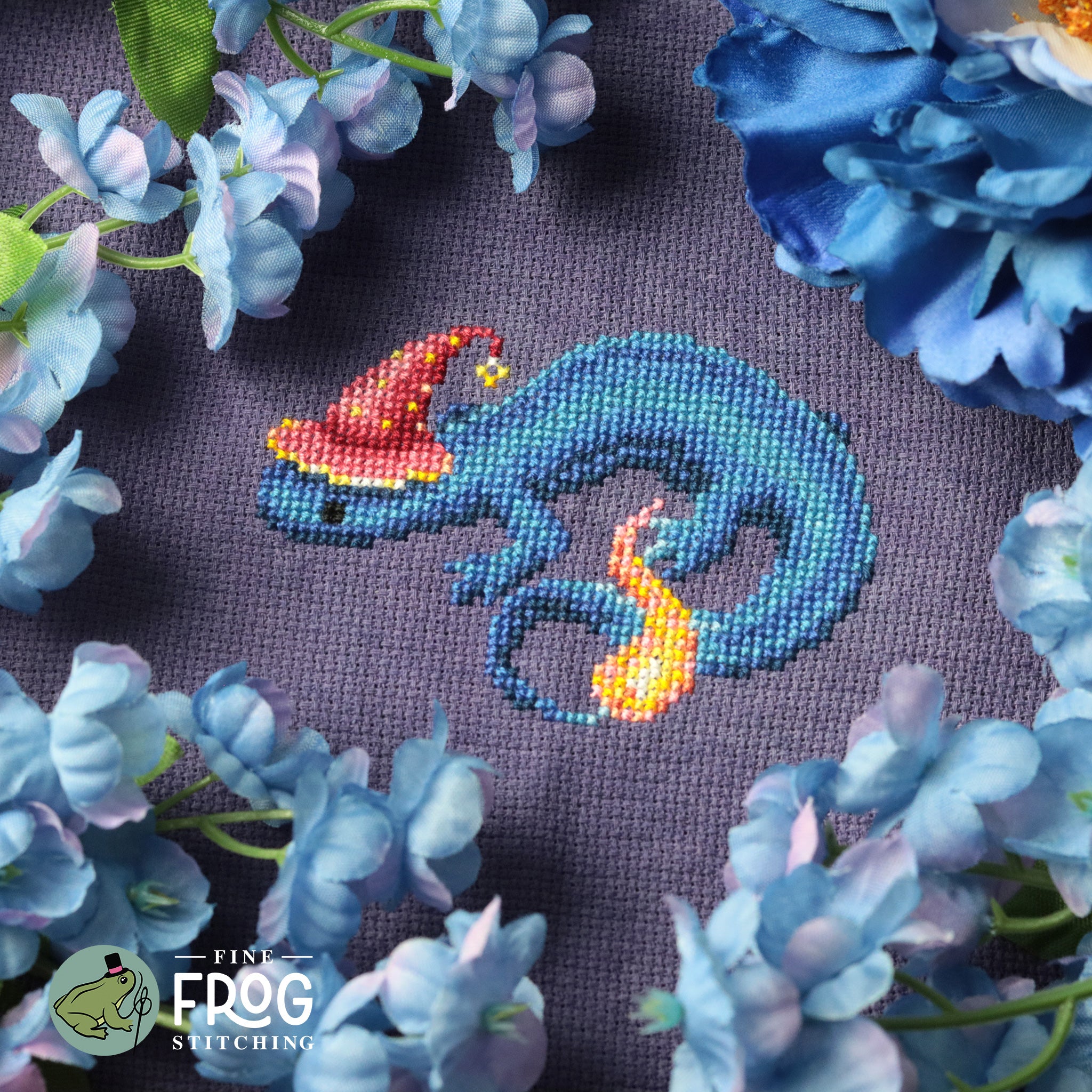 Wizardly Newt - Fine Frog Stitching