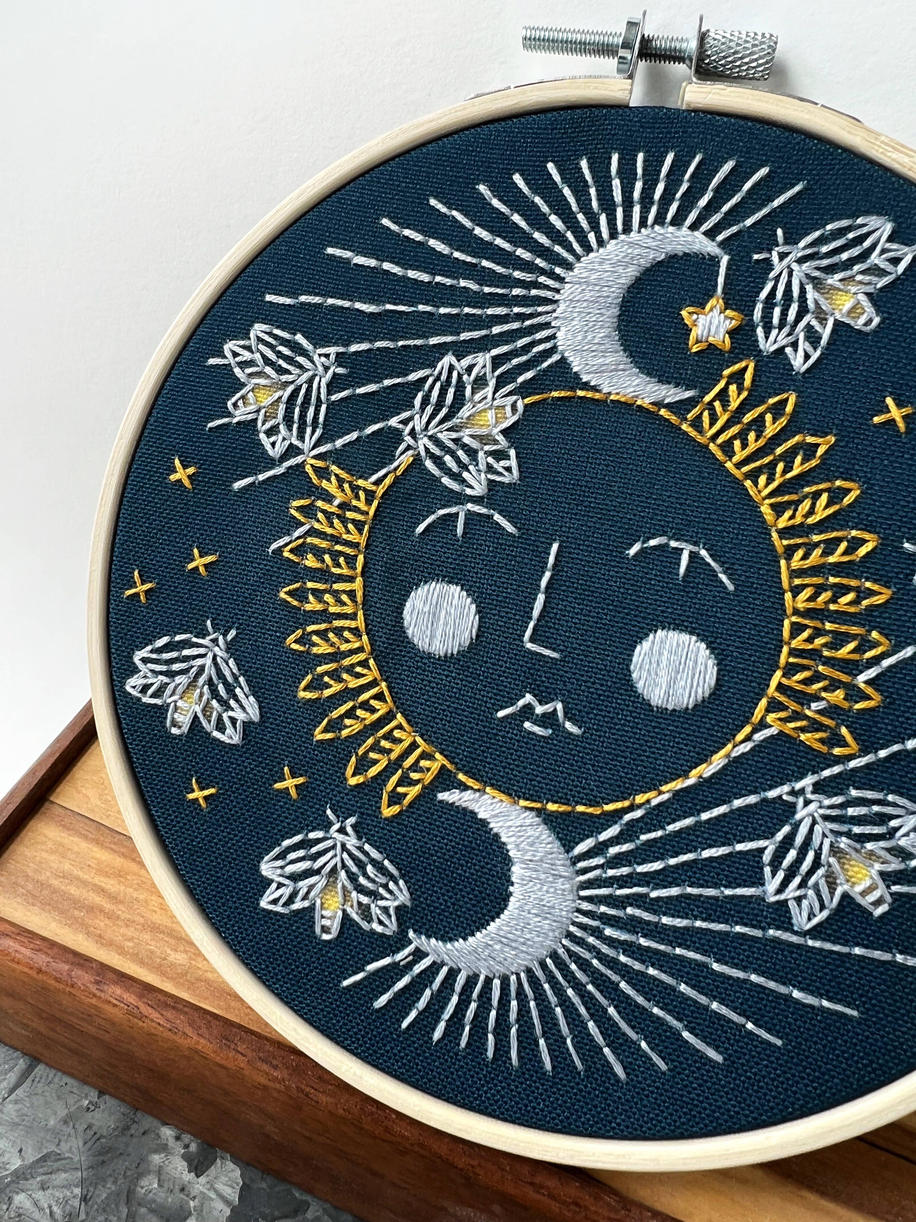 Moonglow Embroidery Kit - Rikrack