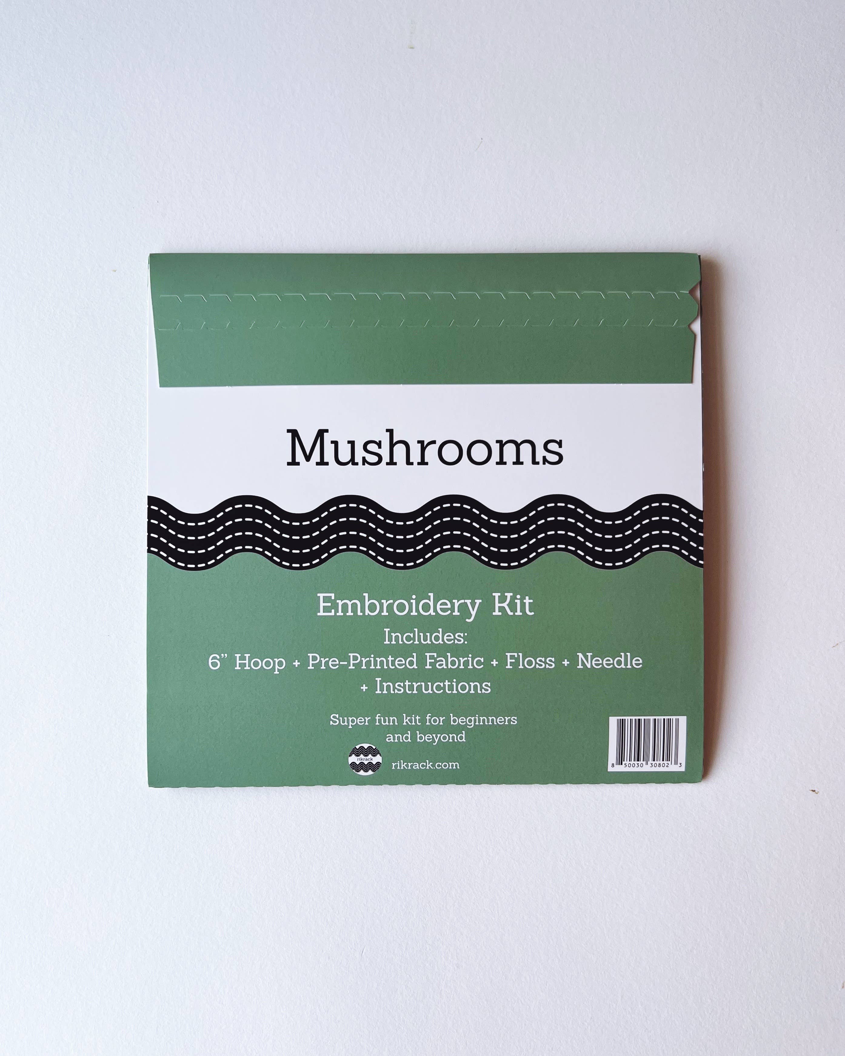 Mushrooms Embroidery Kit - Rikrack