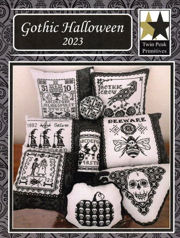 Gothic Halloween 2023 - Twin Peak Primitives - Cross Stitch Pattern