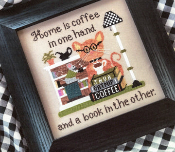 Home Is... Coffee - Finally a Farmgirl - Cross Stitch Pattern