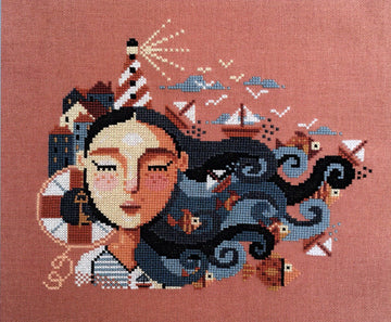 Blue Dreams - Barbara Ana Designs - Cross Stitch Pattern