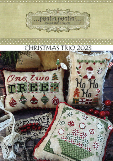 Christmas Trio 2023 - PuntiniPuntini - Cross Stitch Pattern