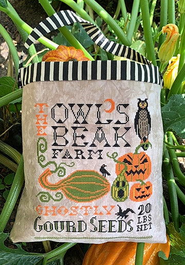Halloween Seed Sack - Carriage House Samplings - Cross Stitch Pattern
