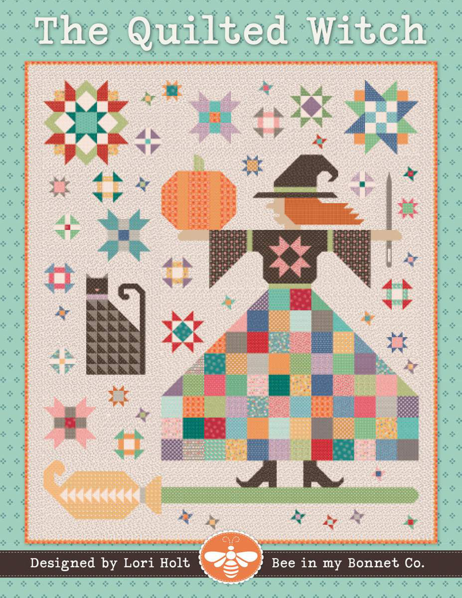 The Quilted Witch Cross Stitch - It's Sew Emma - Cross Stitch Pattern