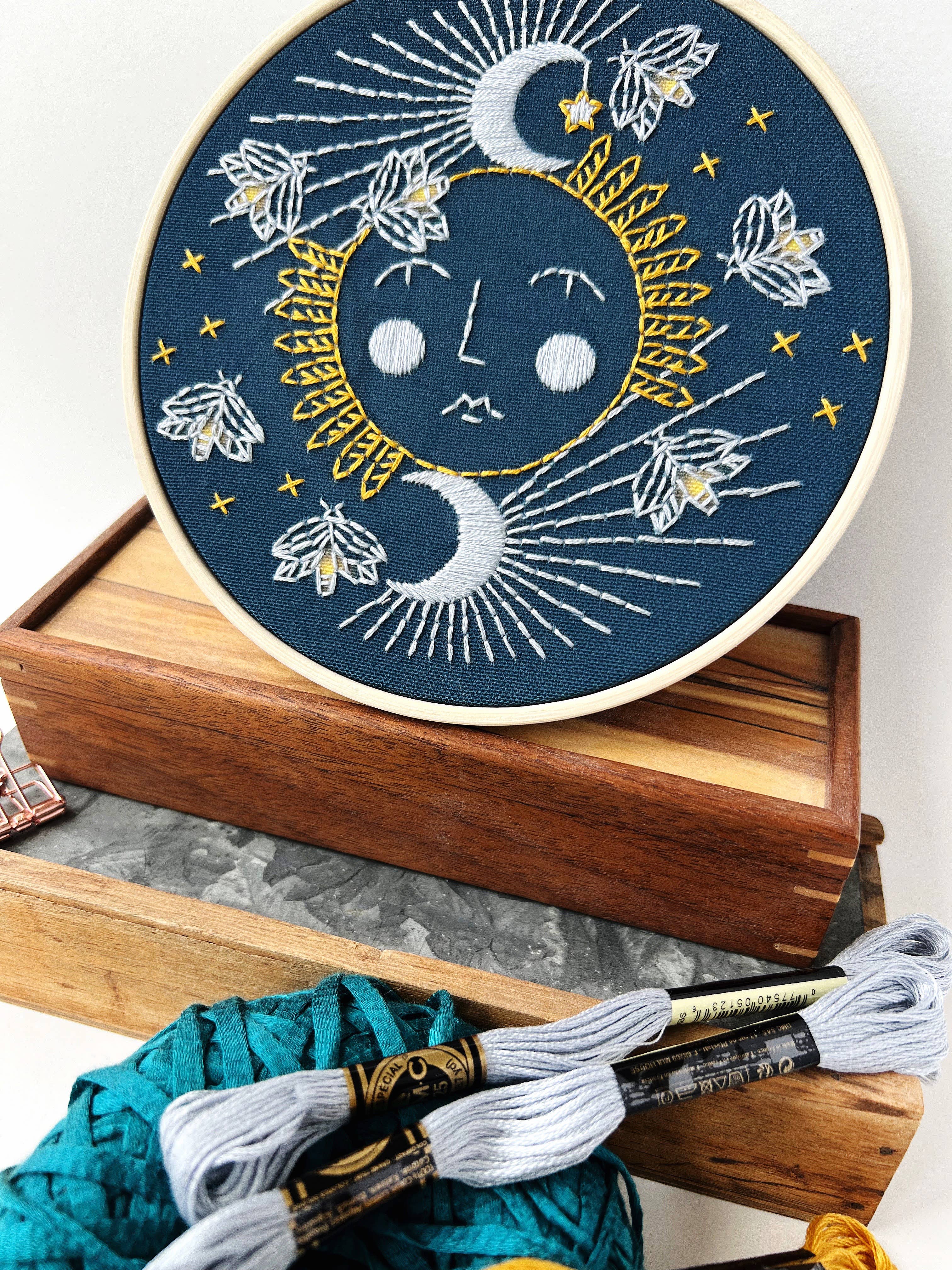 Moonglow Embroidery Kit - Rikrack