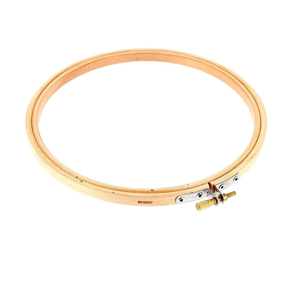 Bohin Agathis Wood Embroidery Hoop - 4 inch/10 cm