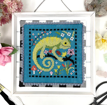 Karma Chameleon - Tiny Modernist - Cross Stitch Pattern