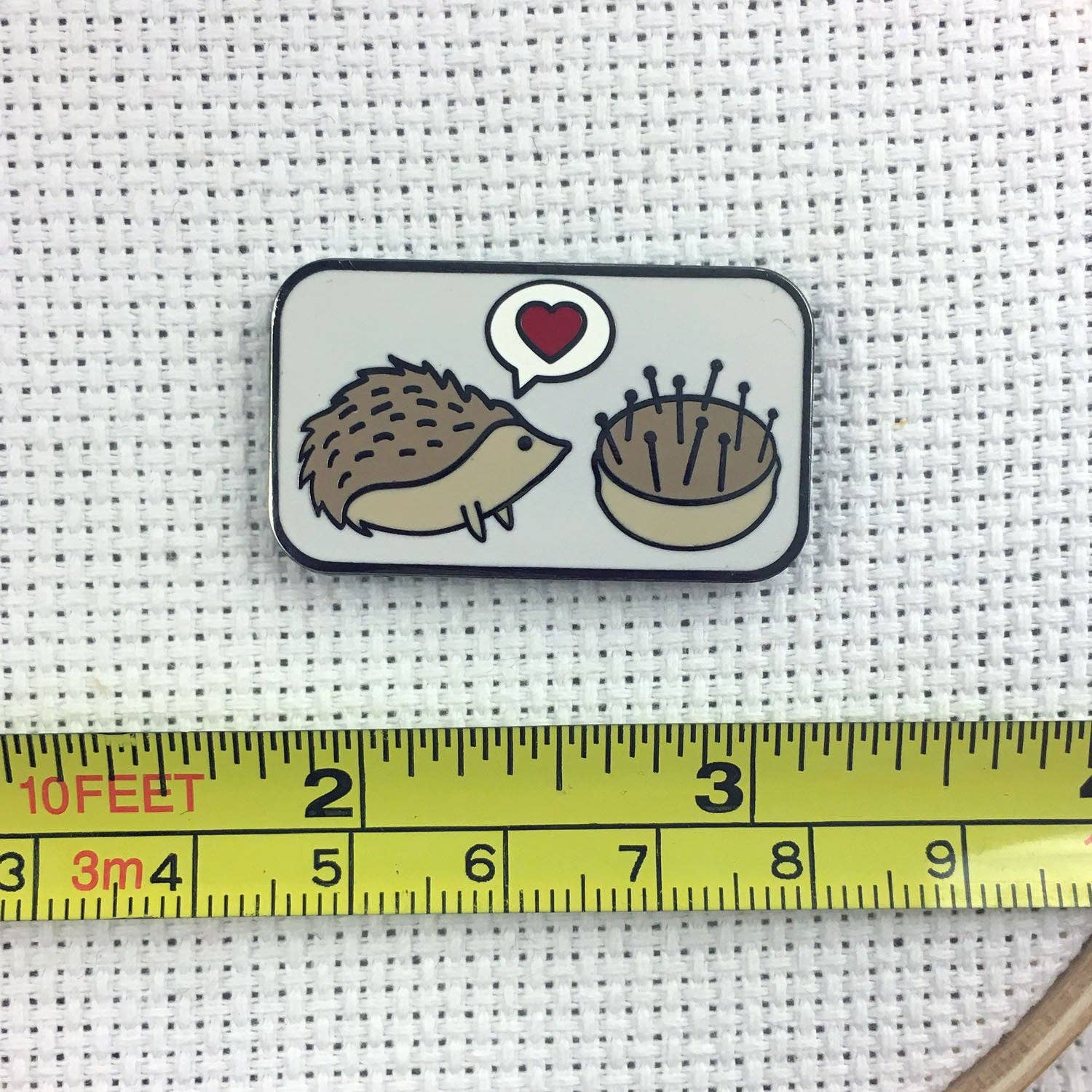 Hedgehog Pincushion Love Needle Minder - Snarky Crafter Designs