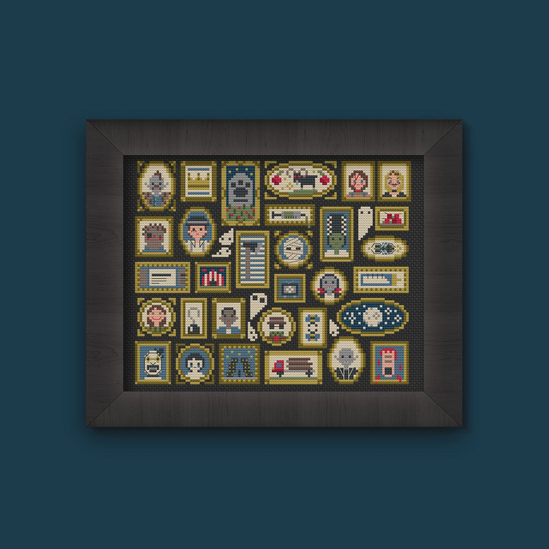Horror Movie Museum 2 - Una Buena Pieza - Cross Stitch Pattern