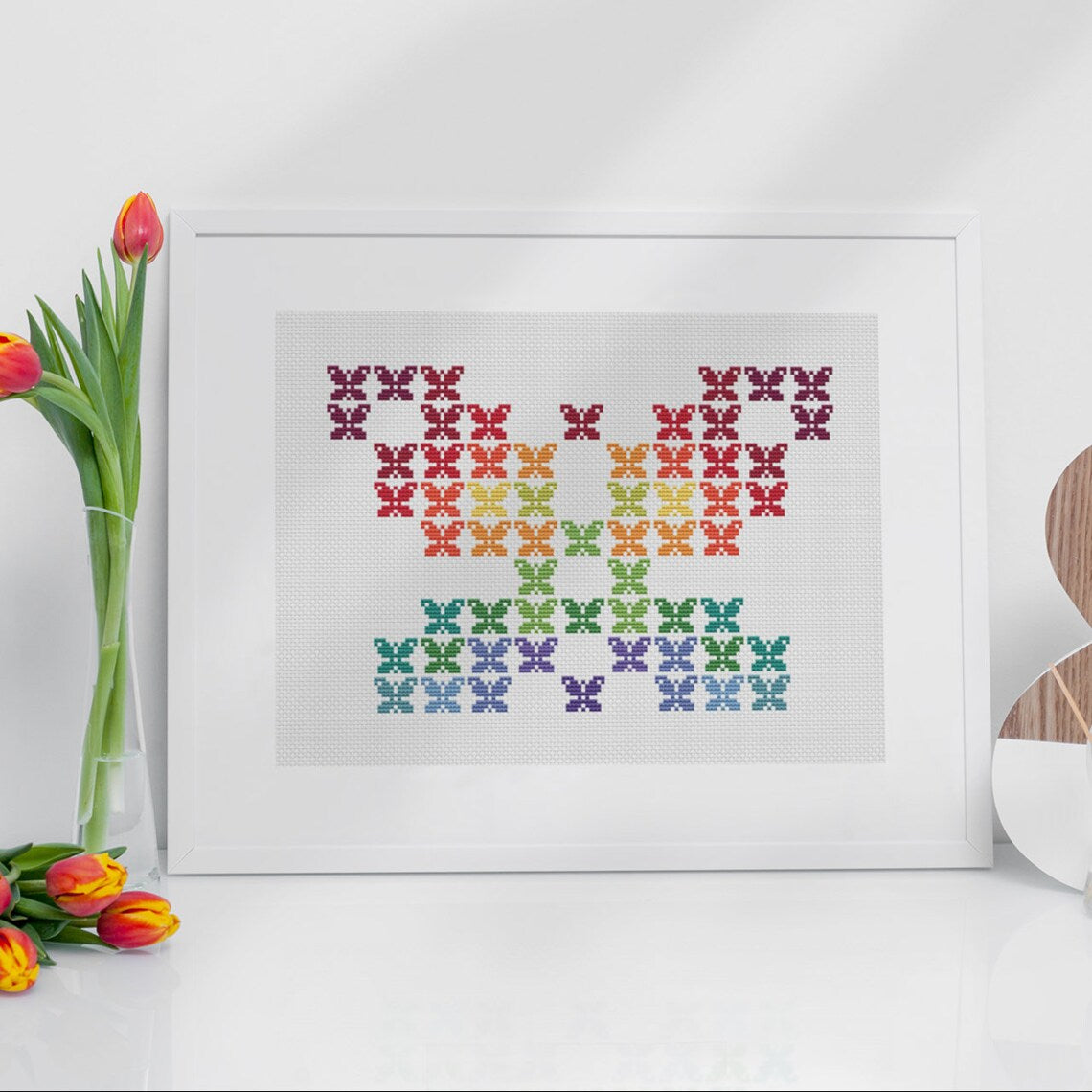 Rainbow Butterfly - Artmishka Cross Stitch - Cross Stitch Patterns