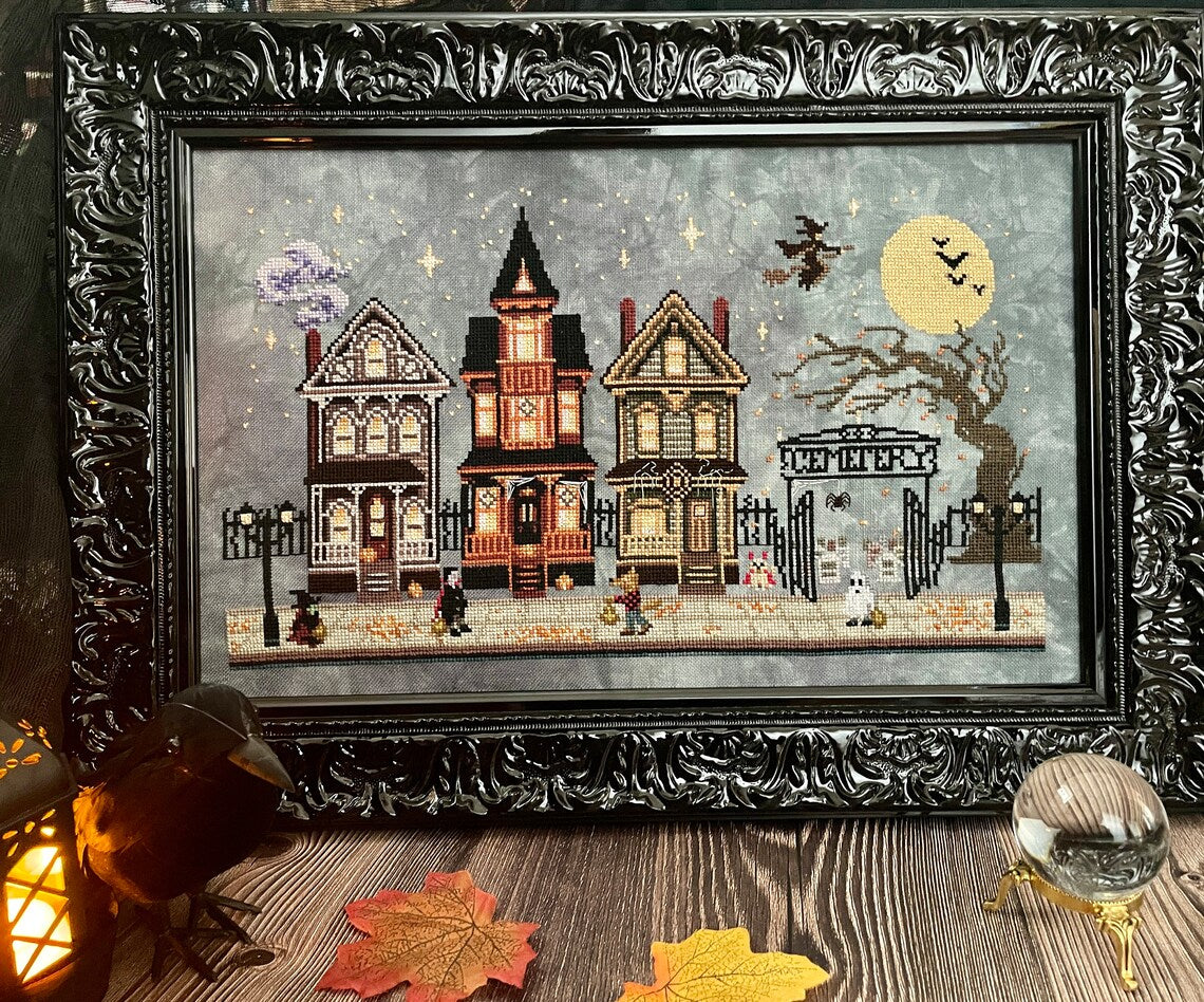 Trick or Treat Town - Flossabilities - Cross Stitch Pattern