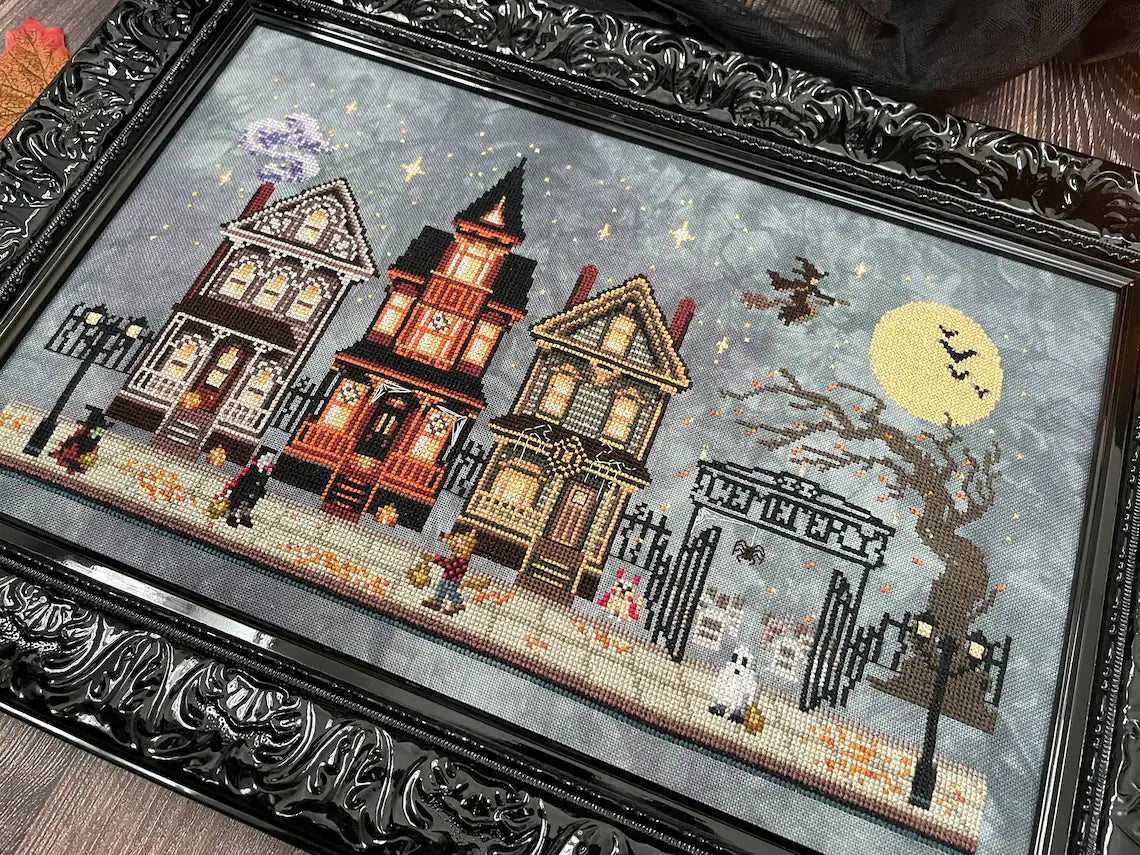 Trick or Treat Town - Flossabilities - Cross Stitch Pattern