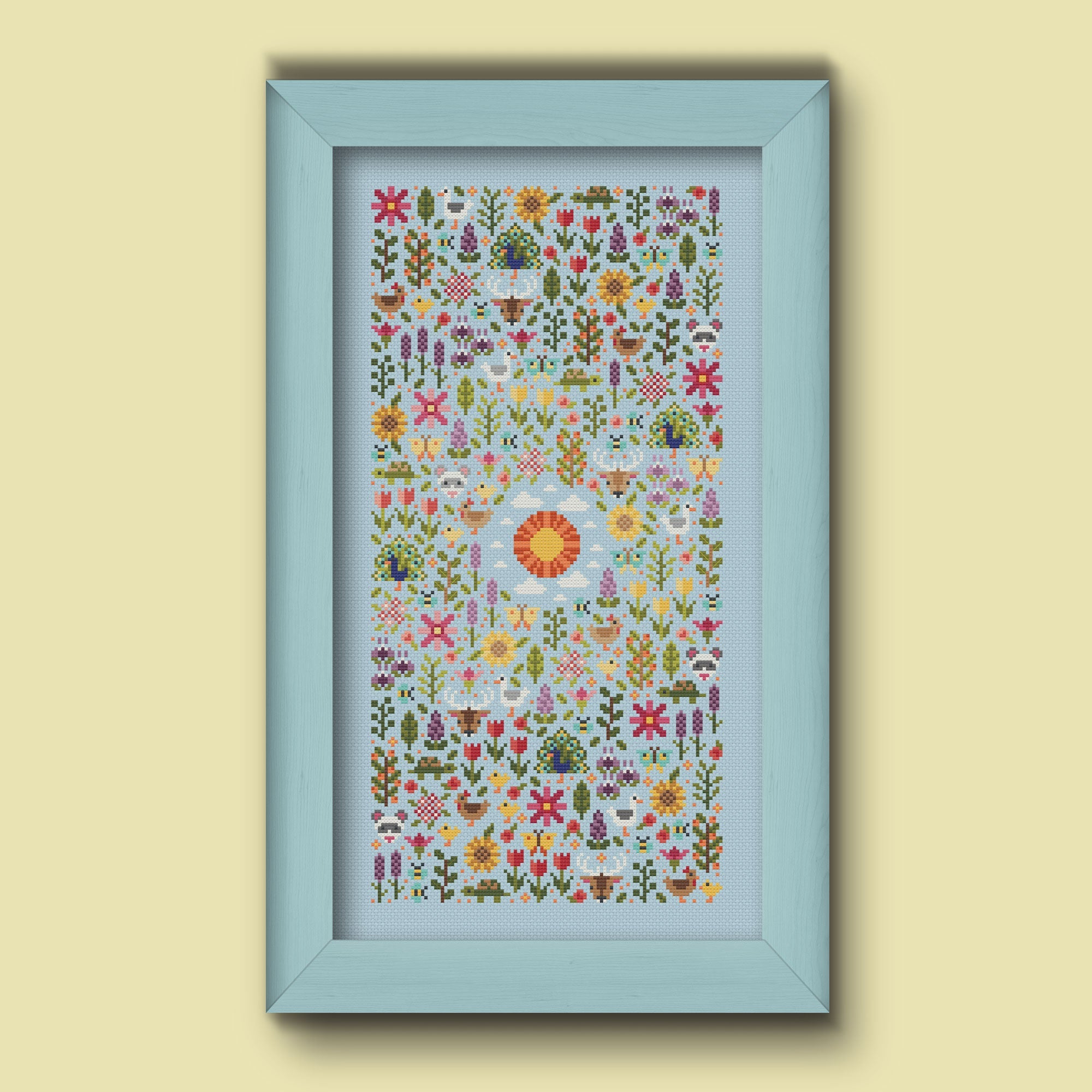 Light Garden - Una Buena Pieza - Cross Stitch Pattern