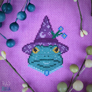 Resting Froggo Face - BAD Stitch - Cross Stitch Pattern