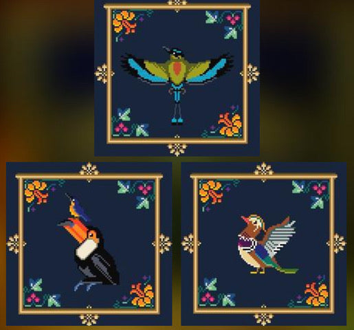 Jewels of the Jungle - Flossabilities - Cross Stitch Pattern