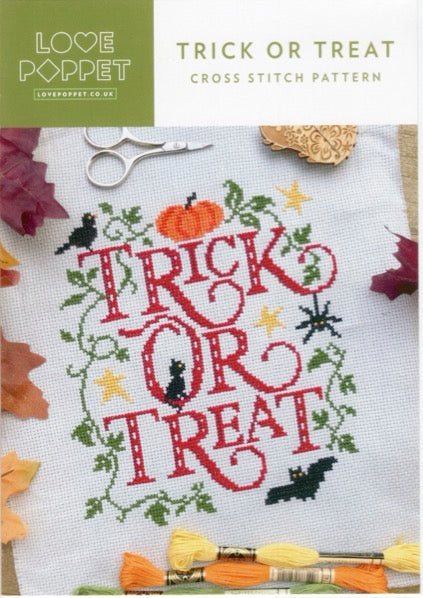 Trick or Treat - Love Poppet - Cross Stitch Pattern