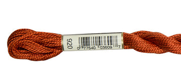 Pearl Cotton Size 5 - 920 (Medium Copper) - DMC Embroidery Floss