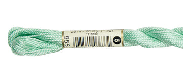 Pearl Cotton Size 5 - 955 (Light Nile Green) - DMC Embroidery Floss