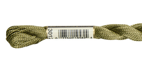 Pearl Cotton Size 5 - 3012 (Medium Khaki Green) - DMC Embroidery Floss