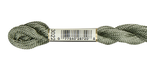 Pearl Cotton Size 5 - 3022 (Medium Brown Gray) - DMC Embroidery Floss
