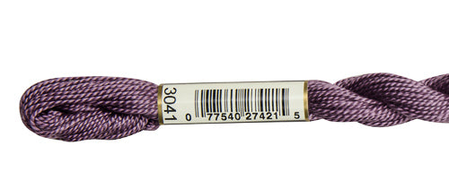 Pearl Cotton Size 5 - 3041 (Medium Antique Violet) - DMC Embroidery Floss