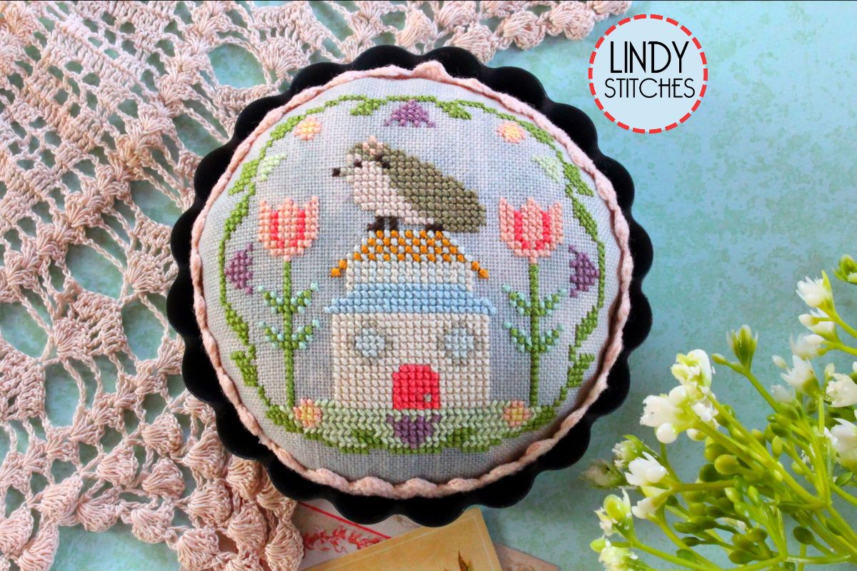 Hedgehog House - Lindy Stitches - Cross Stitch Pattern