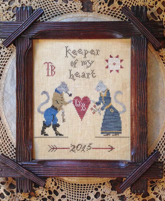 Keeper of My Heart - Scattered Seed Samplers - Cross Stitch Pattern