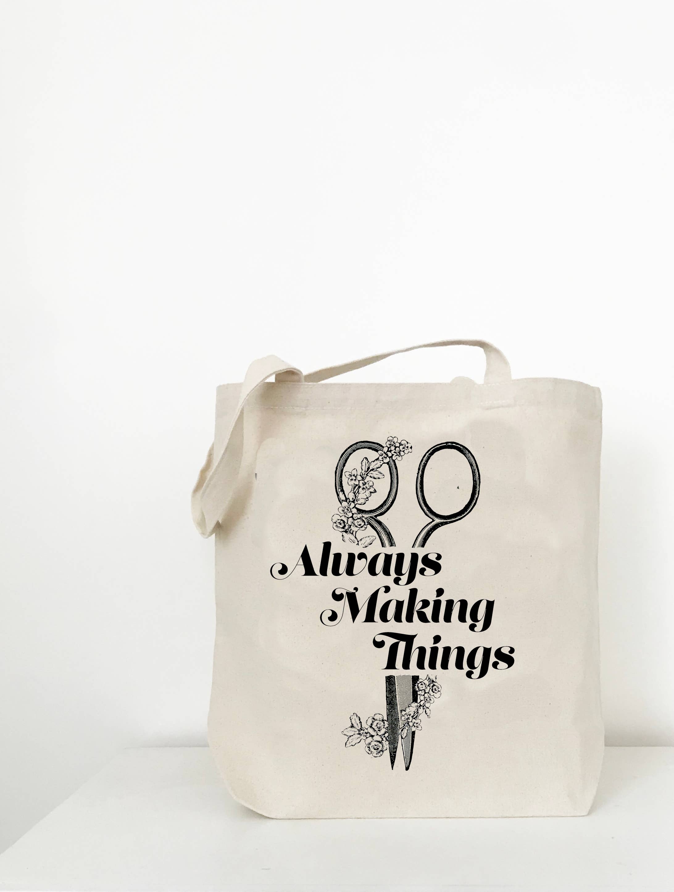Always Making Things Canvas Tote - The Coin Laundry