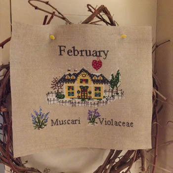 February - Lilli Violette - Cross Stitch Pattern