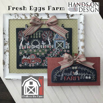 Fresh Eggs Farm (Chalk on the Farm #1) - Hands On Design - Cross Stitch Pattern