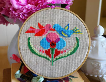 Love Birds - LuHu Stitches - Cross Stitch Pattern