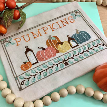 Fresh Picked Pumpkins - Petal Pusher - Cross Stitch Pattern