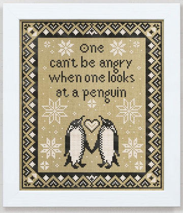 Ruskin's Penguins - Modern Folk Embroidery - Cross Stitch Patterns
