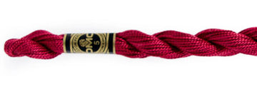 Pearl Cotton Size 5 - 498 (Dark Red) - DMC Embroidery Floss