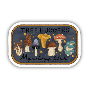 Tree Huggers Mycology Club Sticker - Big Moods