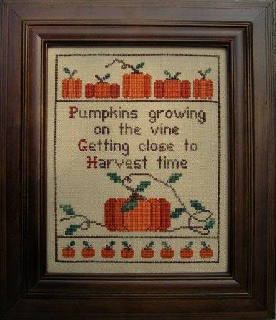 Pumpkin Time - Cross Stitch Pattern