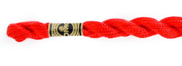 Pearl Cotton Size 3 - 666 (Bright Red) - DMC Embroidery Floss