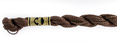 Pearl Cotton Size 3 - 838 (Very Dark Beige Brown) - DMC Embroidery Floss