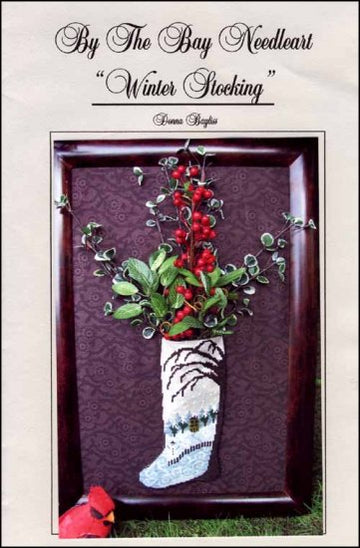 Winter Stocking - By the Bay Needleart - Cross Stitch Pattern