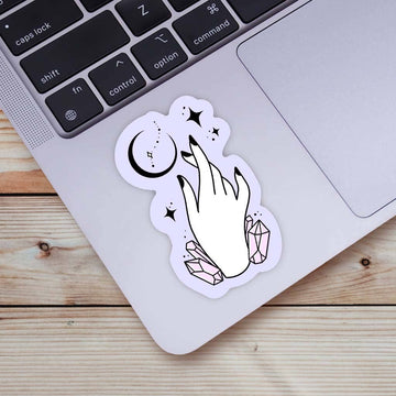 Mystic Crystals and Moon Sticker (Purple) - Big Moods
