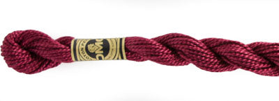 Pearl Cotton Size 3 - 902 (Very Dark Garnet) - DMC Embroidery Floss