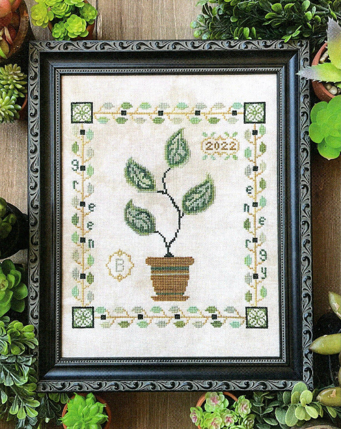 Green Energy - Petal Pusher - Cross Stitch Pattern