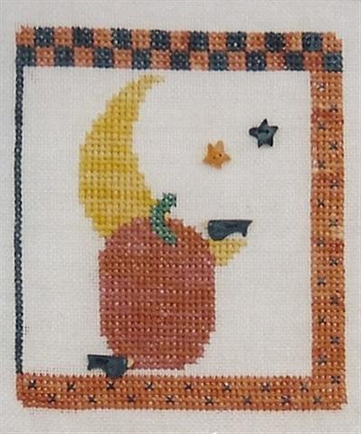 Fall Crow - Angel Stitchin - Cross Stitch Pattern