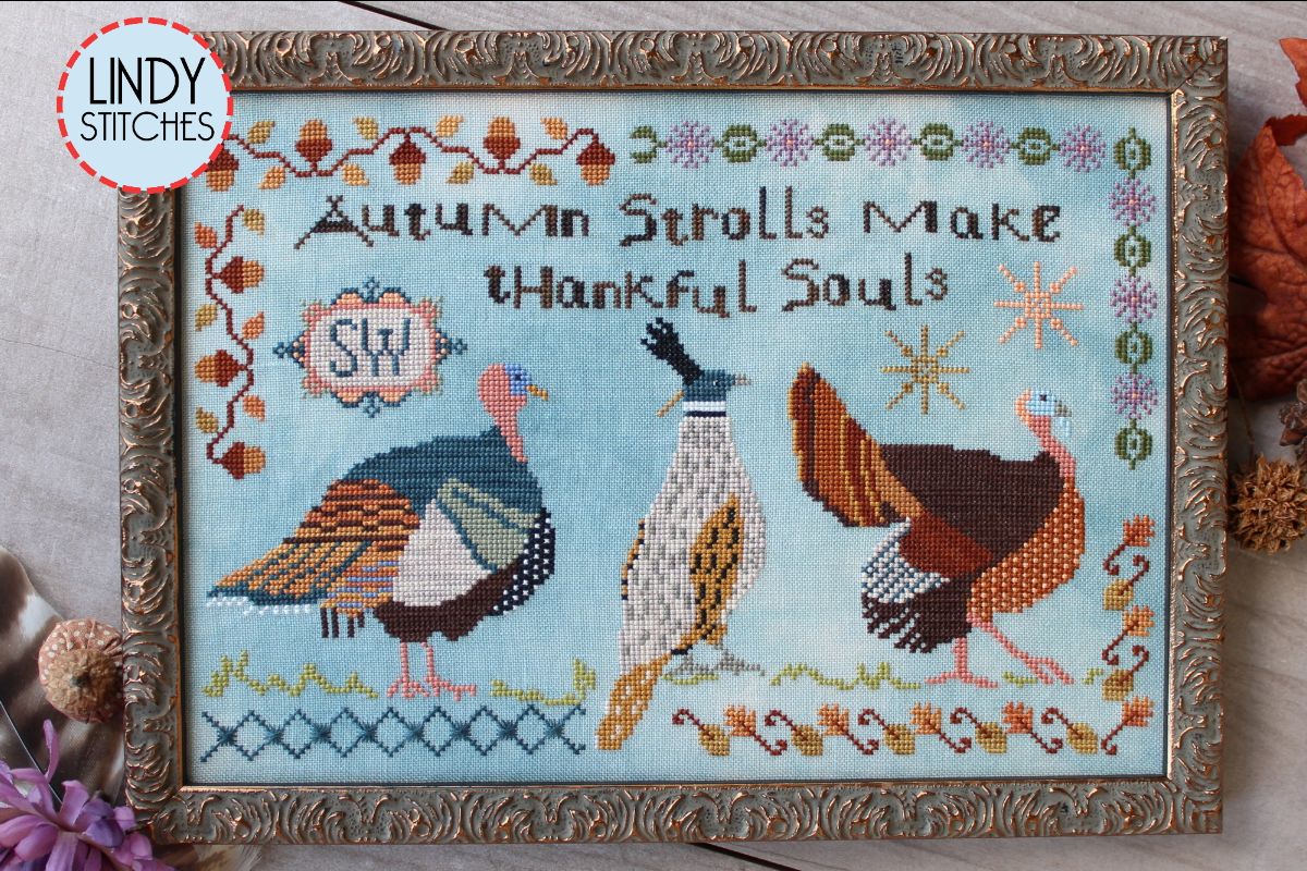 Autumn Strolls - Lindy Stitches - Cross Stitch Pattern