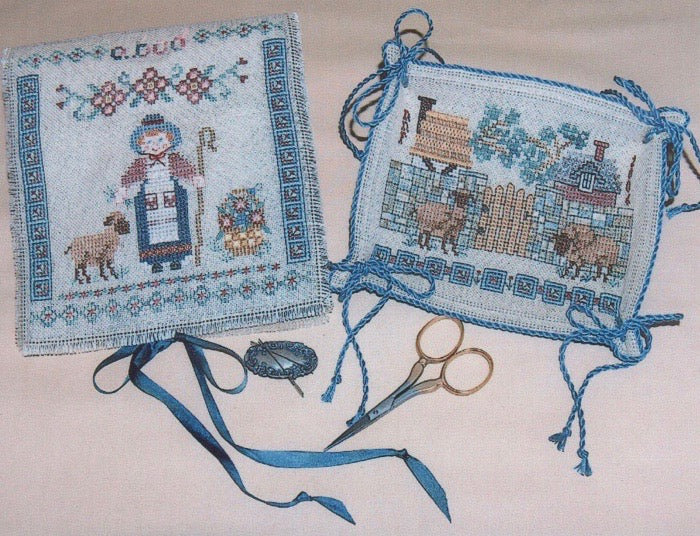Counting Stitches Instead of Sheep Sewing Case & Notions Minder Part 1 - Keepsake Stitches - Cross Stitch Pattern