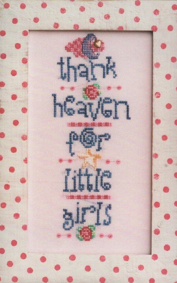 Little Girls - Sisters and Best Friends - Cross Stitch Pattern