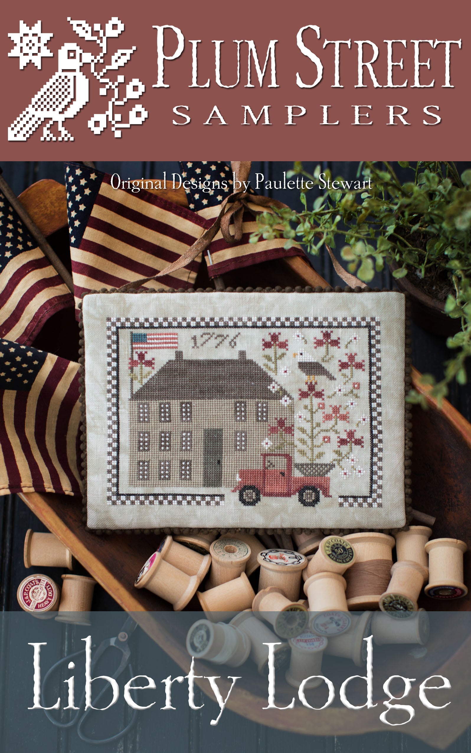 Liberty Lodge - Plum Street Samplers - Cross Stitch Pattern